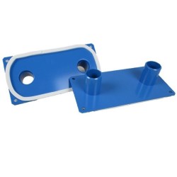 Doppel-Rohrmaske Ø38mm für große HEPA Filterbox 3050