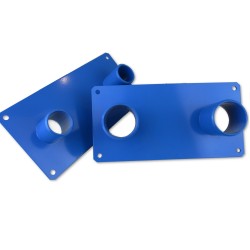 Doppel-Rohrmaske Ø38mm für große HEPA Filterbox 3050