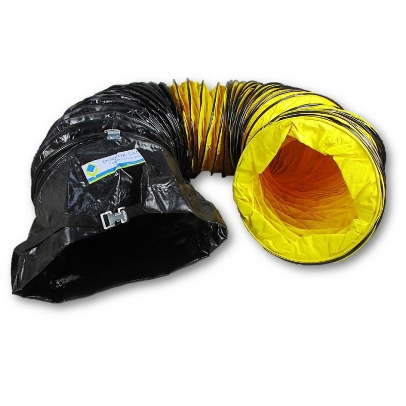 Kombi-Lufttransportschlauch Ø 40cm / 7,6m +150° hitzebeständig