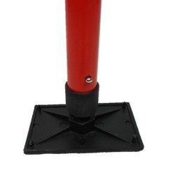 Montagestütze, einstellbar von 56-117cm, rot