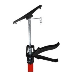 Montagestütze, einstellbar von 56-117cm, rot