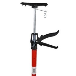 Montagestütze, einstellbar von 56-117cm, rot