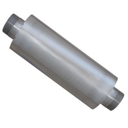 Schalldämpfer mit Doppelanschluss 1-1/4"