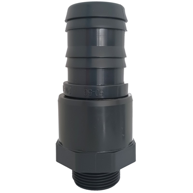 Schlauchanschlusstülle versch. Gewinde auf 50mm