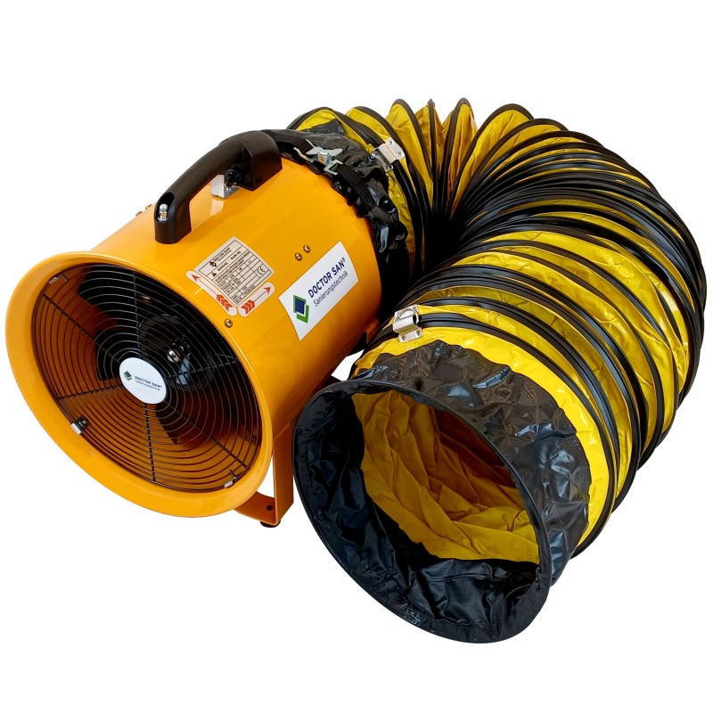 Axialgebläse mit Schlauch Ø20cm-35cm
