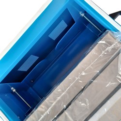 Große HEPA-Filterbox mit 3-fach Filterung und Doppelschlauchanschluss