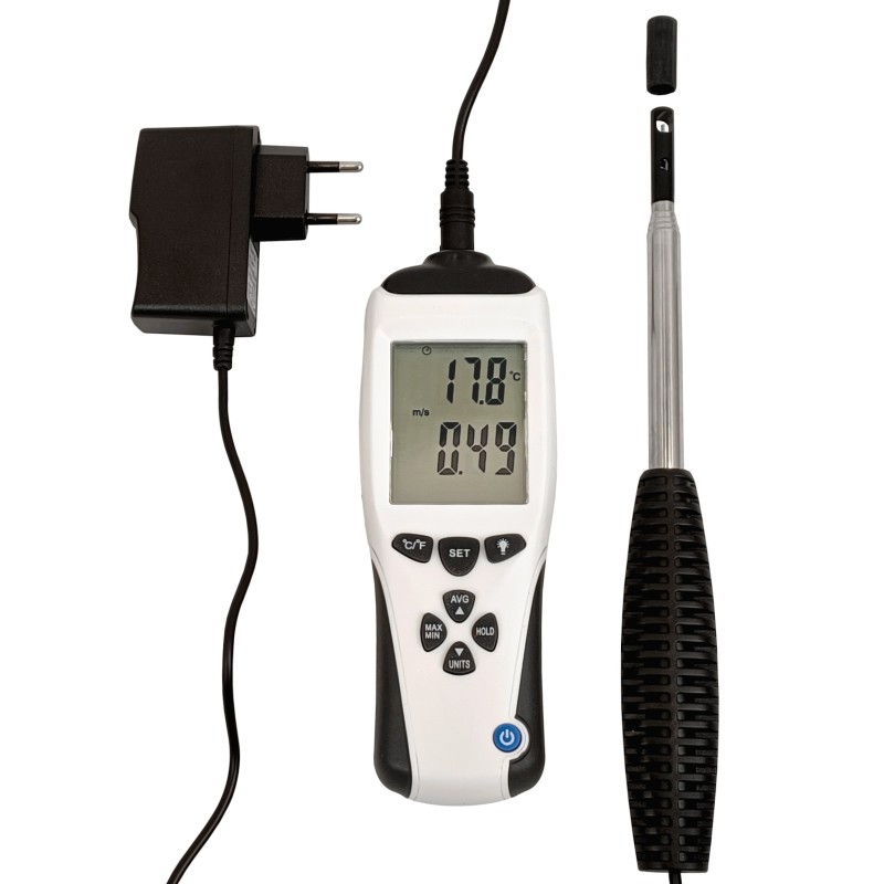 Anemometer - Wind-Strömungs-Messgerät - Hitzdrahtanemometer