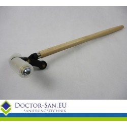 Stachelwalze, Tapetenperforator, Messing, 200mm breit