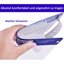 Face Shield Gesichtsschutz Gesichtsvisier Spuckschutz