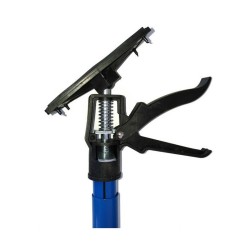 Montagestütze, einstellbar von 56-117cm, blau